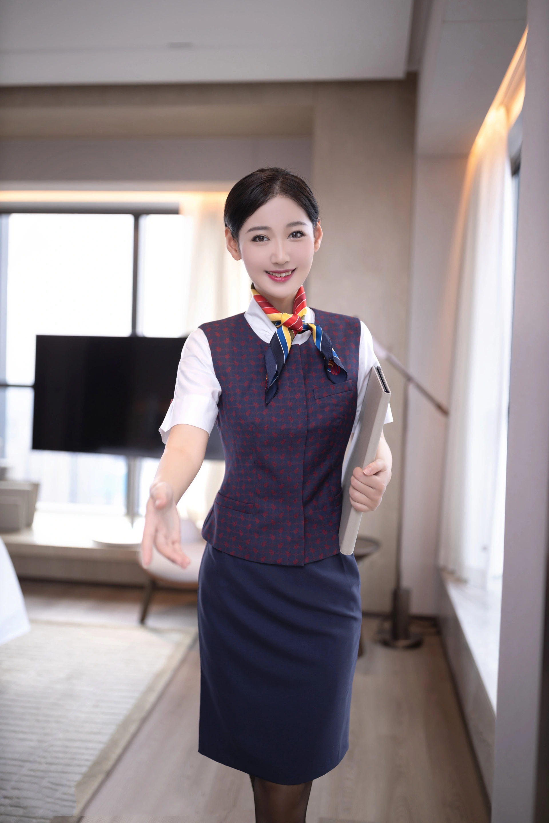 唐安琪 - NO.010 内购无水印 国航空姐 3